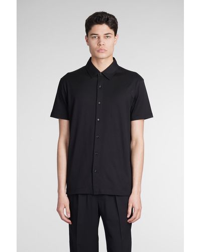 Roberto Collina Shirt In Black Cotton