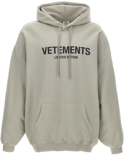 Vetements 'Limited Edition Logo' Hoodie - Gray