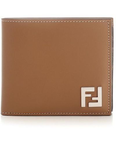 Fendi Ffsquared Bifold Wallet - Brown