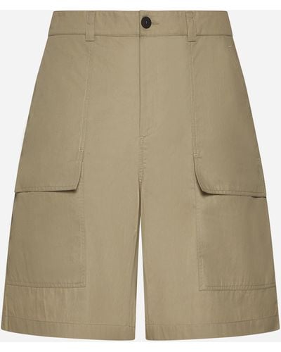 Studio Nicholson Tiller Cotton-Blend Shorts - Natural