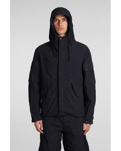 C.P. Company Casual Jacket In Black Polyamide - Blue