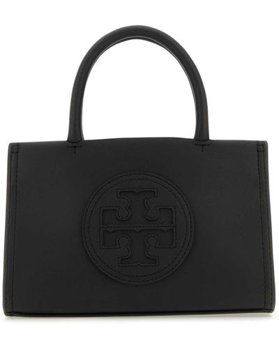 Tory Burch Leather Mini Ella Bio Handbag - Black