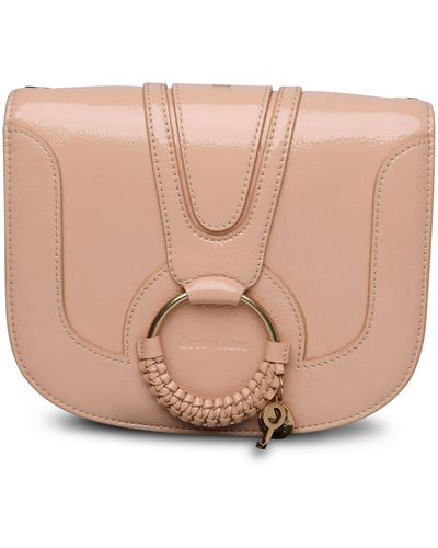See By Chloé Patent Leather Bag - Natural