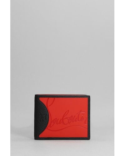 Christian Louboutin Coolcard Wallet In Leather - Red