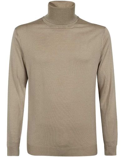 Dondup Wool Turtleneck Sweater - Natural