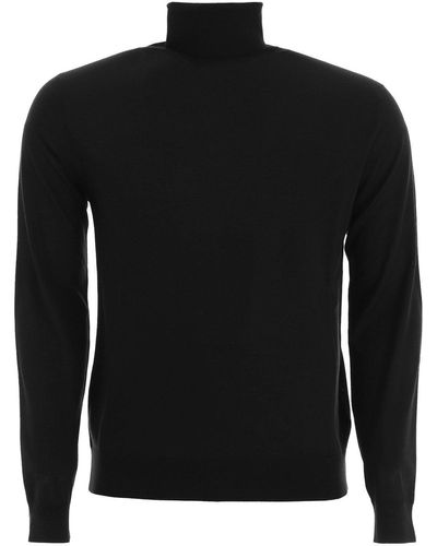 Prada Turtleneck Knitted Pullover - Black