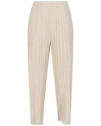 Pleats Please Issey Miyake Issey Miyake Pleats Please Trousers - Natural