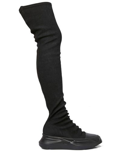 Rick Owens DRKSHDW Thigh-high Boots - Black