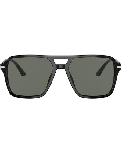 Prada Pr20Ys 1Ab03R Nero Sunglasses - Grey