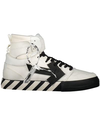Off-White c/o Virgil Abloh Vulcanized High-Top Sneakers - Black