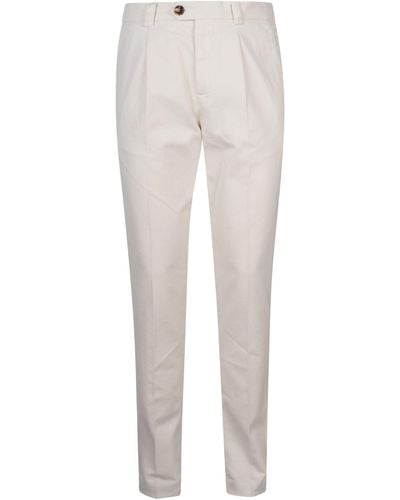 Brunello Cucinelli Slim Fit Chino Trousers - Grey