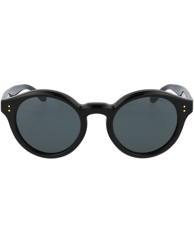 Polo Ralph Lauren Round Frame Sunglasses - Black