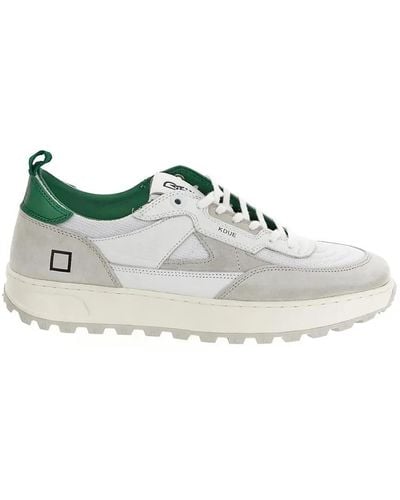 Date Colored Trainers - White
