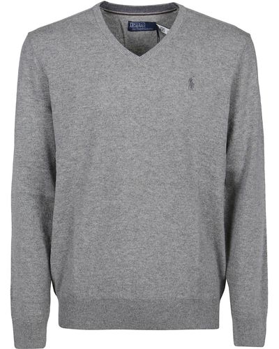 Polo Ralph Lauren Long Sleeve Sweater - Gray