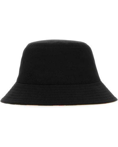 Burberry Polyester Blend Bucket Hat - Black