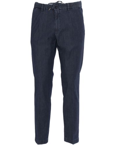 Briglia 1949 Elegant Denim Pants - Blue