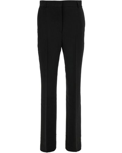 Totême Black Flared Tailored Trousers