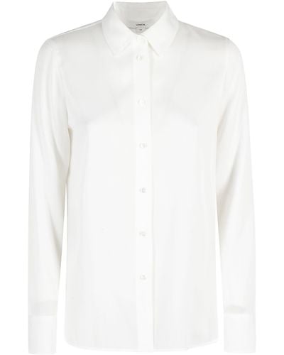 Vince Slim Fitted Blouse - White