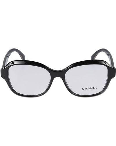 Chanel Square Glasses - Brown