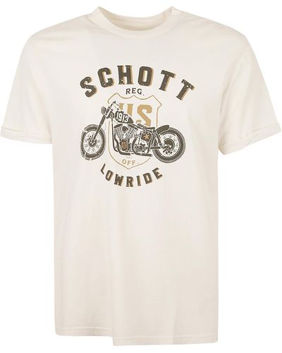 Schott Nyc Tsaron T-shirt - White