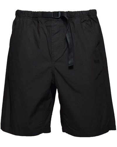 MSGM Buckle-strap Fastened Thigh-length Shorts - Black