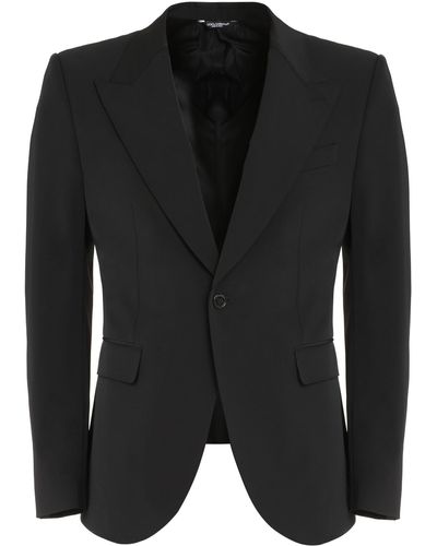 Dolce & Gabbana Sicilia Techno Fabric Jacket - Black