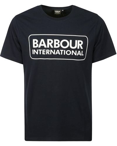 Barbour Essential Large Logo Tee - Black