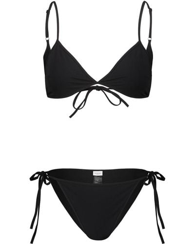 Balenciaga Set Bikini Minimal - Black