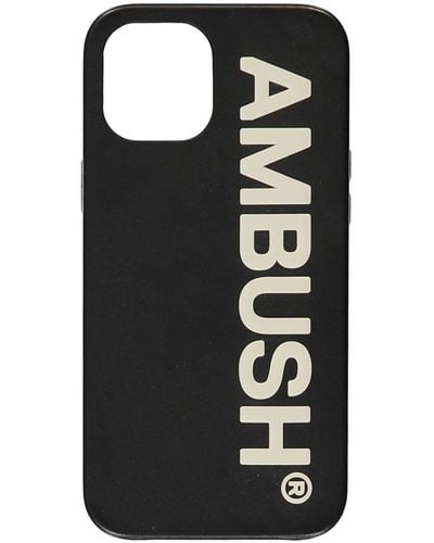 Ambush Logo Detail Iphone 12 Promax Case - Black