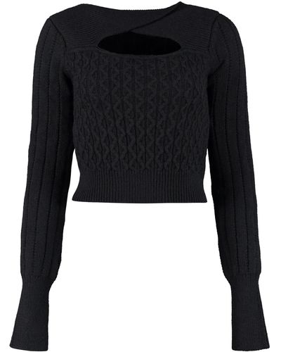 Pinko Mocaccino Long Sleeve Sweater - Black