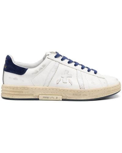 Premiata Calf Leather Russell Trainers - White