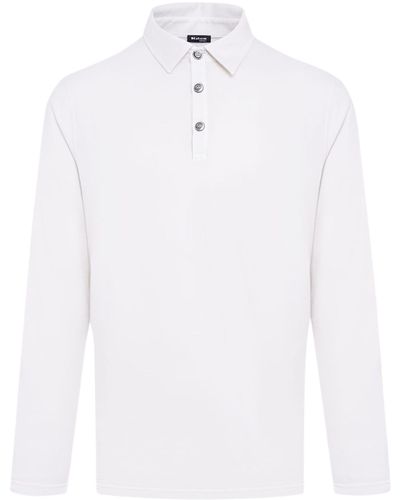Kiton Poloshirt Cotton - White