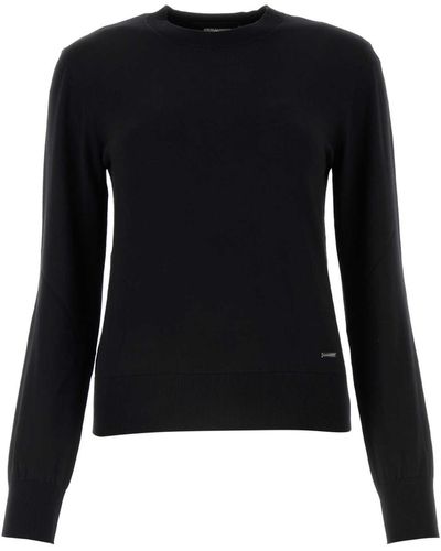 DSquared² Cotton Sweater - Black