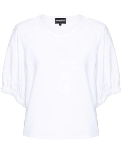 Emporio Armani Short Sleeves Shirt - White