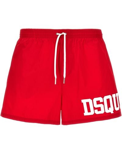 DSquared² Midi Boxer Shorts - Red
