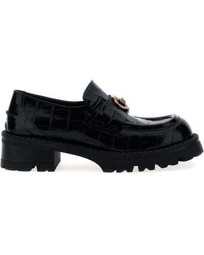 Versace Vagabond Loafers - Black