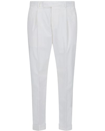 PT Torino Slim Pants - White