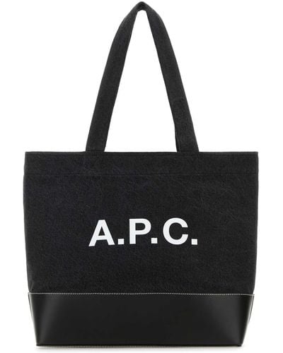 A.P.C. Handbags. - Black