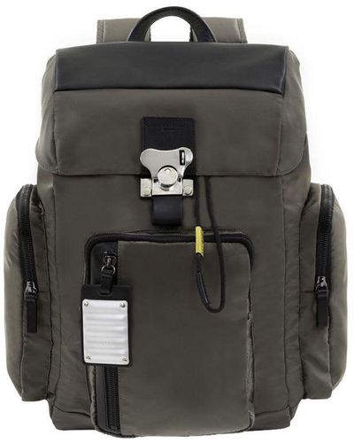 Fpm Nylon Bank On The Road-butterfly Pc Backpack M - Black