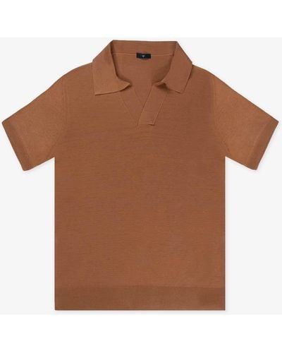 Larusmiani Harry Polo Polo Shirt - Brown