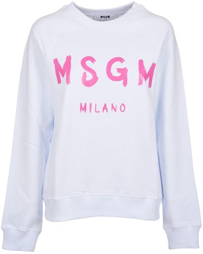 MSGM Milano Sweatshirt - White