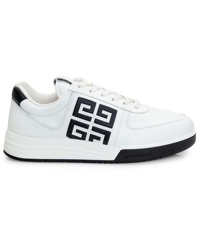 Bottega Veneta G4 Leather Sneakers - White