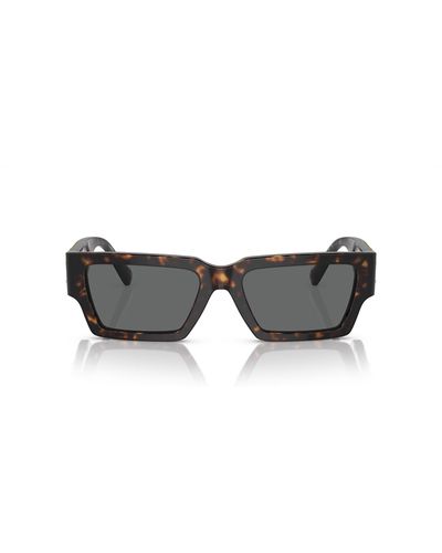 Versace Eyewear Ve4459 Havana Sunglasses - Gray