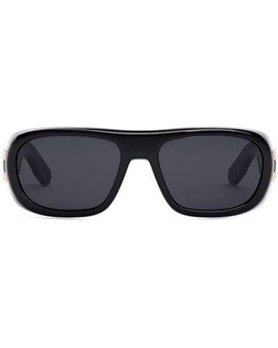 Dior Rectangle Frame Sunglasses - Blue