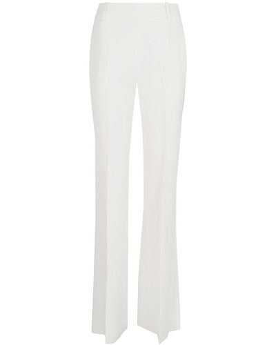 Ermanno Scervino Pressed-crease Tailored Trousers - White