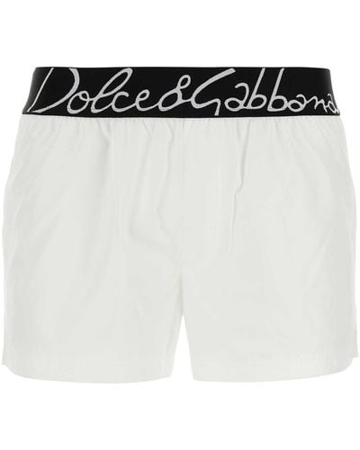 Dolce & Gabbana Polyester Swimming Shorts - Black