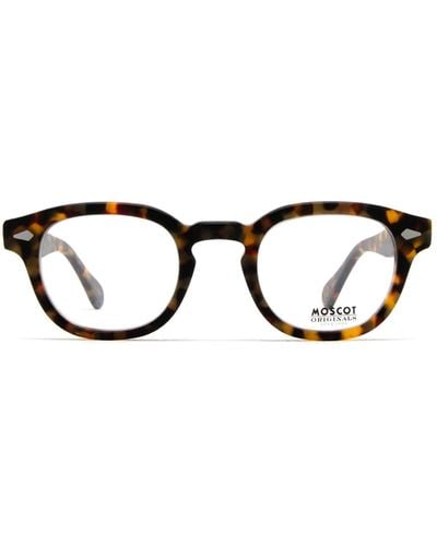 Moscot Lemtosh Matte Tortoise Glasses - Black
