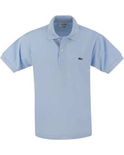 Lacoste Classic Fit Cotton Pique Polo Shirt - Blue