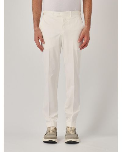 PT01 Pantalone Uomo Trousers - White