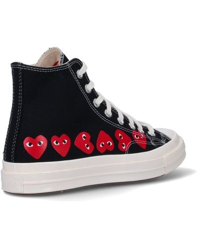 Comme des Garçons Converse Multi Heart Chuck 70 Sneakers - Black